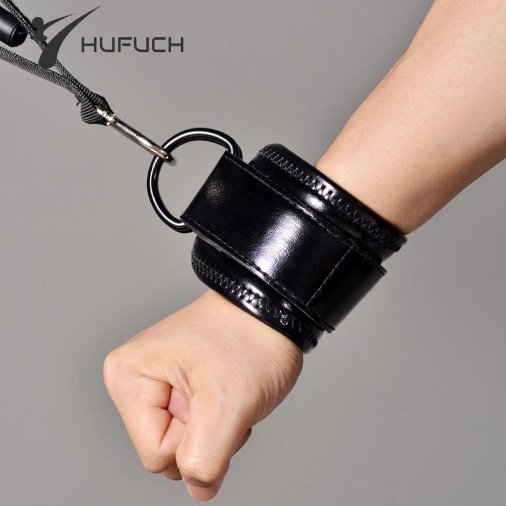 Home Gym Tunturi - สายรัดข้อมือสําหรับResistance Bandออกกําลังกายฟิตเนสสายรัดข้อเท้าเท้าCuffsสายเครื่องGymอุปกรณ์ฟิตเนสหน้าแรก