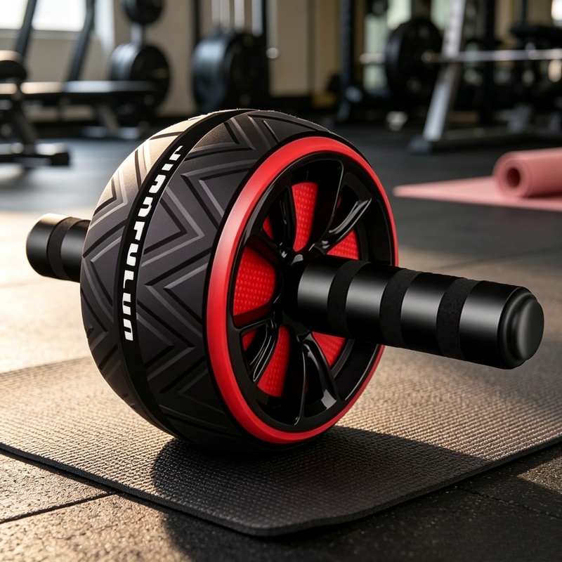 Ab Roller Wheel - ล้อบริหารหน้าท้องแบบกันลื่น ทนทาน อุปกรณ์ออกกำลังกายสำหรับผู้ชาย ผู้หญิง ใช้ในบ้านหรือยิม