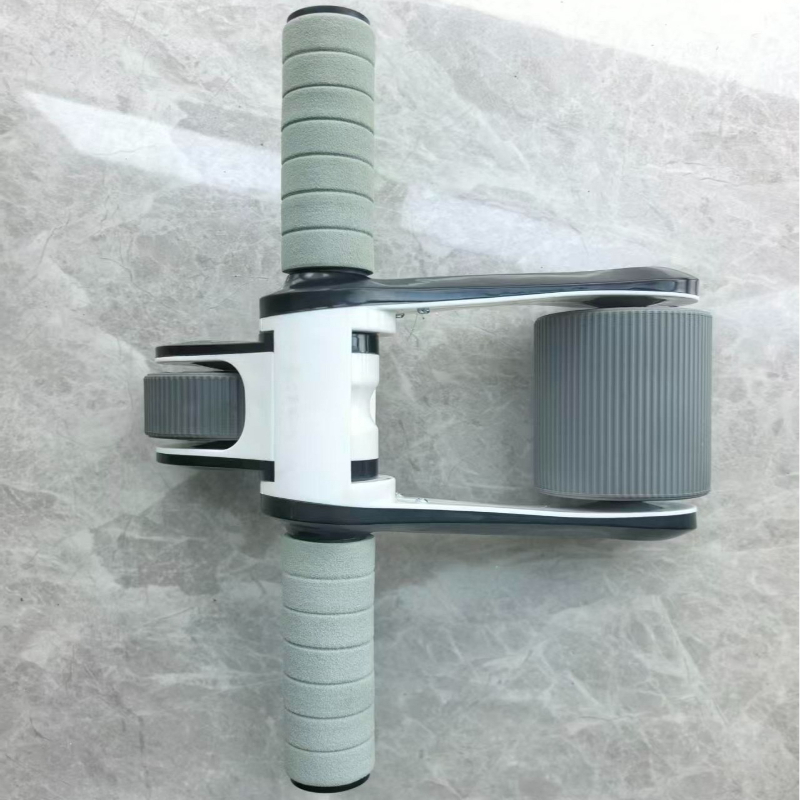 Ab Roller Wheel - ล้อบริหารหน้าท้องแบบพับได้ ล้อคู่เงียบพร้อมลูกปืน อุปกรณ์ออกกำลังกายสำหรับฝึกกล้ามเนื้อหน้าท้องและแกนกลางลำตัวที่บ้าน
