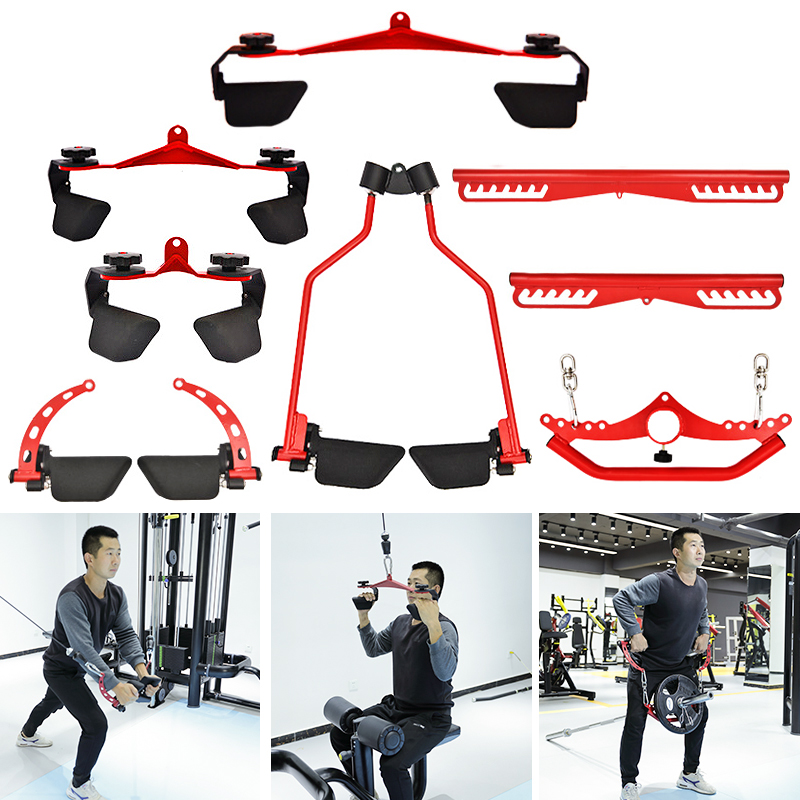 Home Gym Tunturi - ปรับฟิตเนส Lat ดึงลงบาร์ GYM Pulley สายเครื่องสิ่งที่แนบมาบ้าน