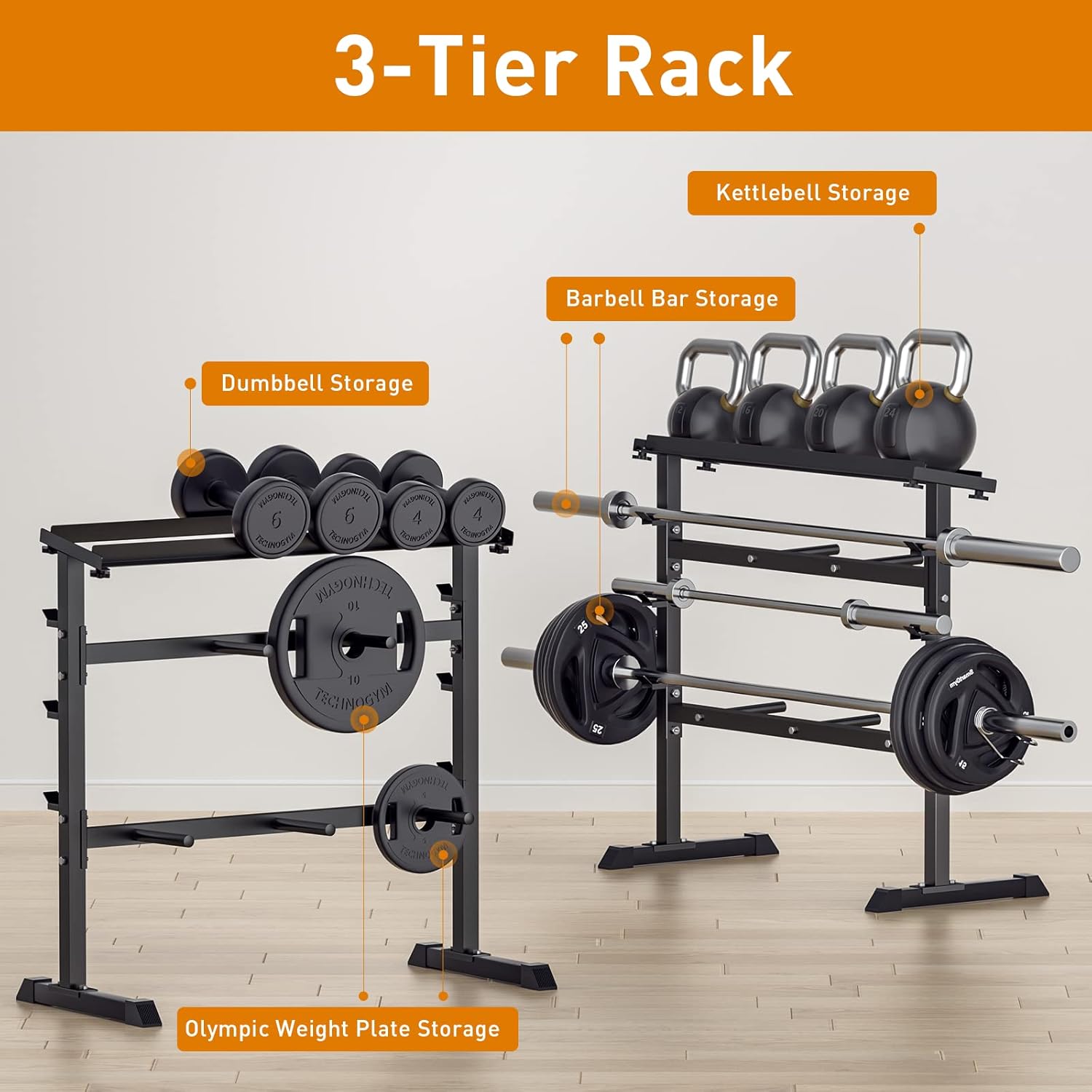 ชั้นวางเก็บน้ำหนักสำหรับฝึกควา - Home Gym Designs บทวิจารณ์และราคา