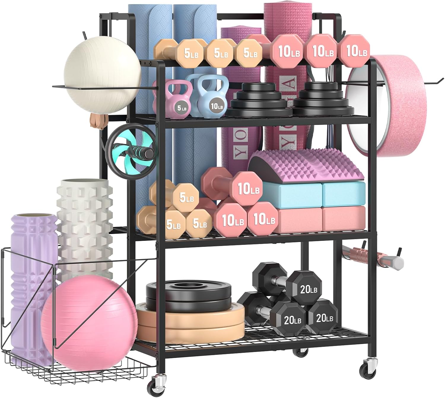 ที่เก็บอุปกรณ์ออกกำลังกายที่บ้ - Home Gym Equipments บทวิจารณ์และราคา