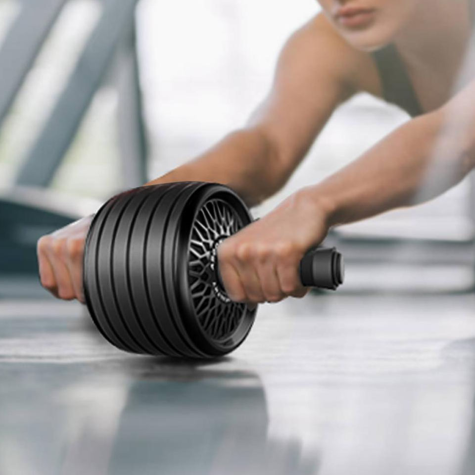 Abลูกกลิ้งล้ออุปกรณ์การออกกำลั - Ab Roller Wheel บทวิจารณ์และราคา