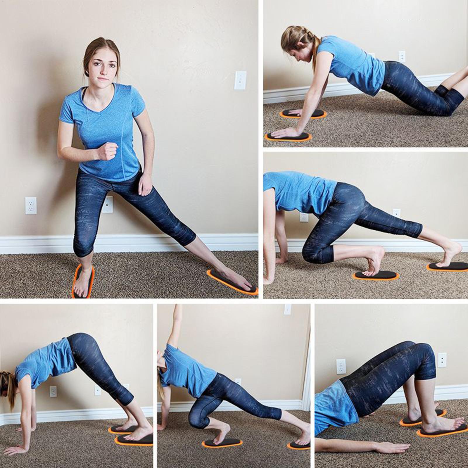 แผ่นสไลด์ออกกำลังกาย รูปวงรี อ - Home Gym Women บทวิจารณ์และราคา