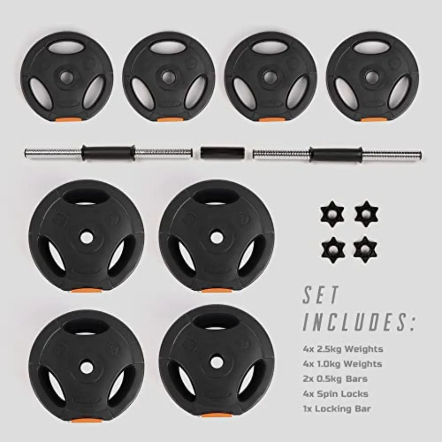 ชุดดัมเบลปรับน้ำหนักได้ 2 in 1 - Home Gym Designs บทวิจารณ์และราคา