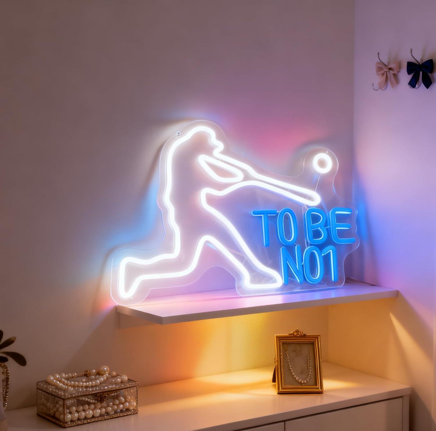 ป้ายไฟนีออน To Be No1 ไฟ LED ป - Home Gym Neon Sign บทวิจารณ์และราคา