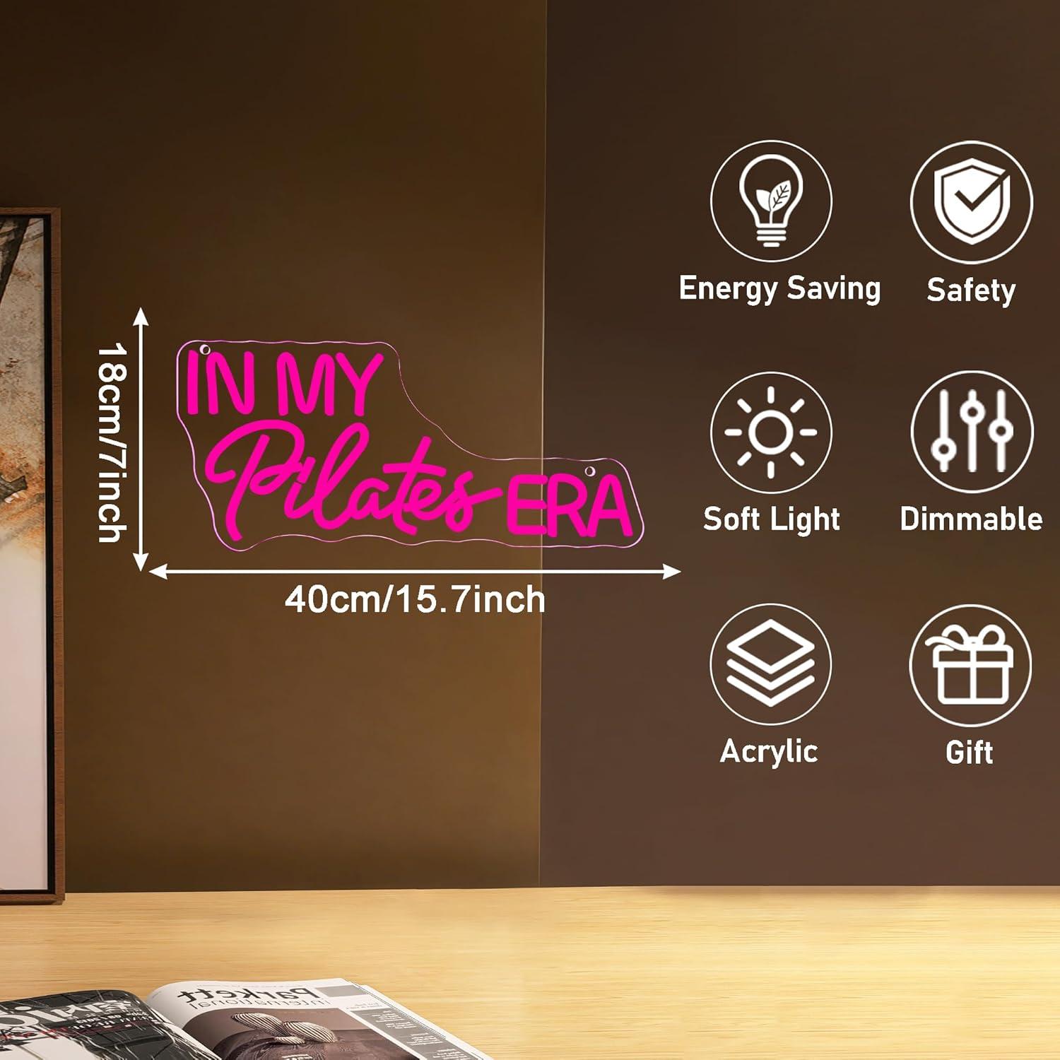 ป้ายไฟนีออน In My Pilates Era  - Home Gym Neon Sign บทวิจารณ์และราคา