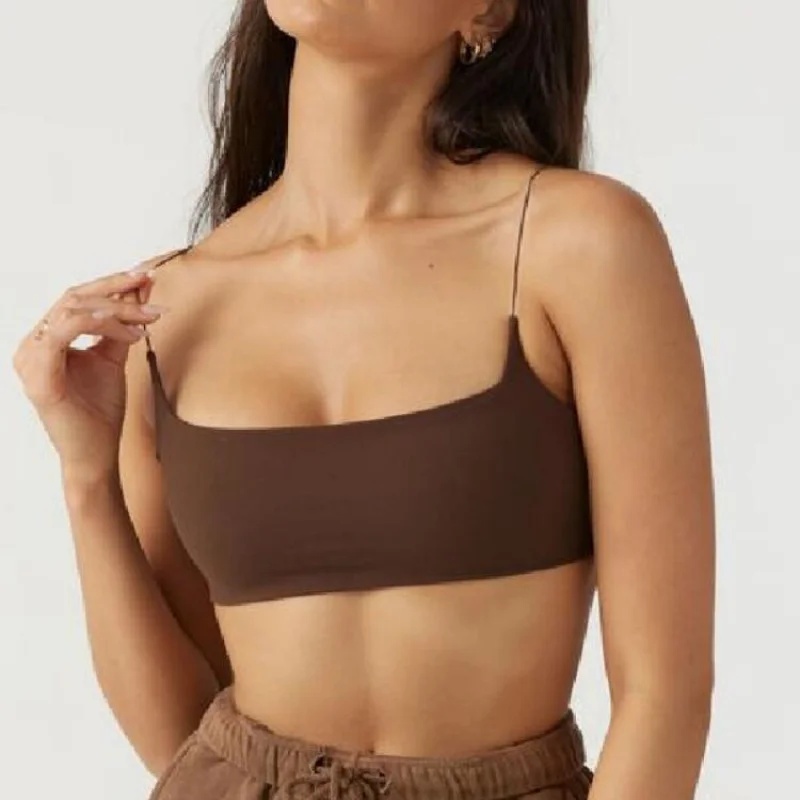 FUBEIKE เสื้อชั้นในกีฬาสีน้ำตา - Home Gym Women บทวิจารณ์และราคา