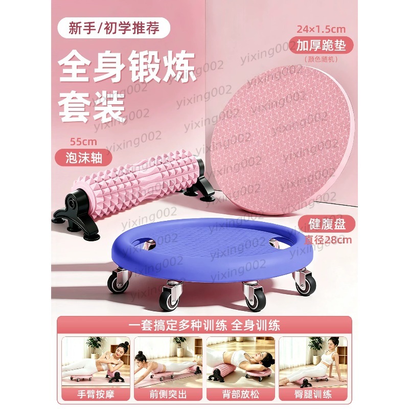 แผ่นเลื่อนล้อ 6 ล้อสำหรับออกกำ - Ab Roller Wheel บทวิจารณ์และราคา