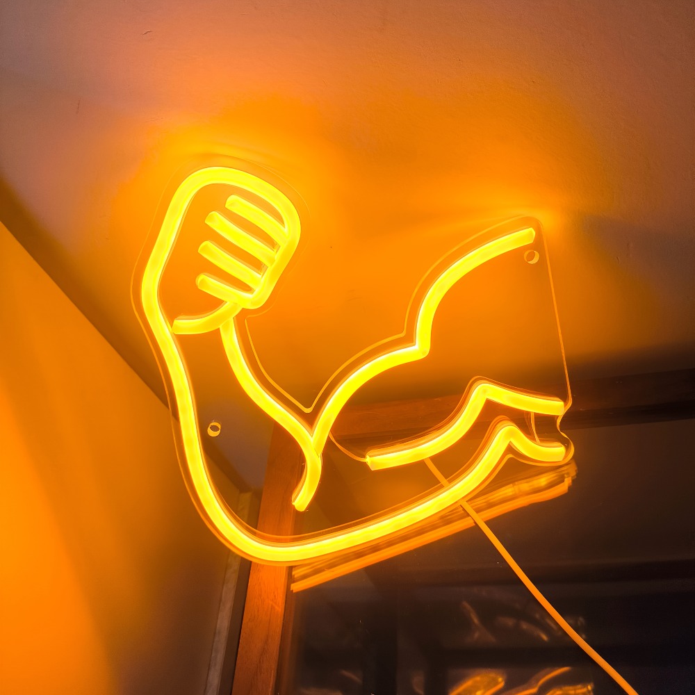 ไฟสร้างแรงบันดาลใจด้านฟิตเนส - - Home Gym Neon Sign บทวิจารณ์และราคา