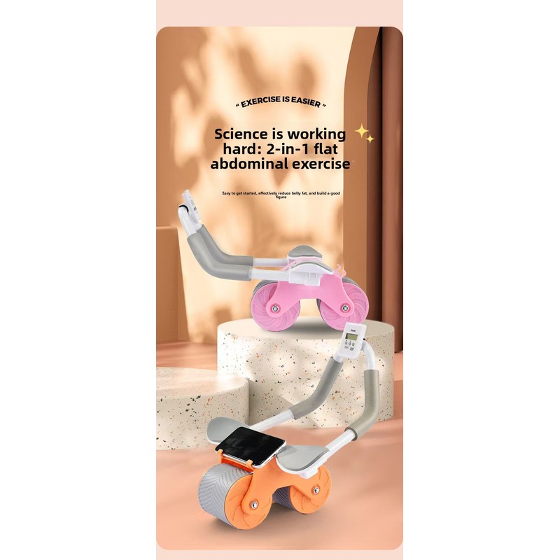 ล้อบริหารหน้าท้องแบบเด้งกลับอั - Ab Roller Wheel บทวิจารณ์และราคา