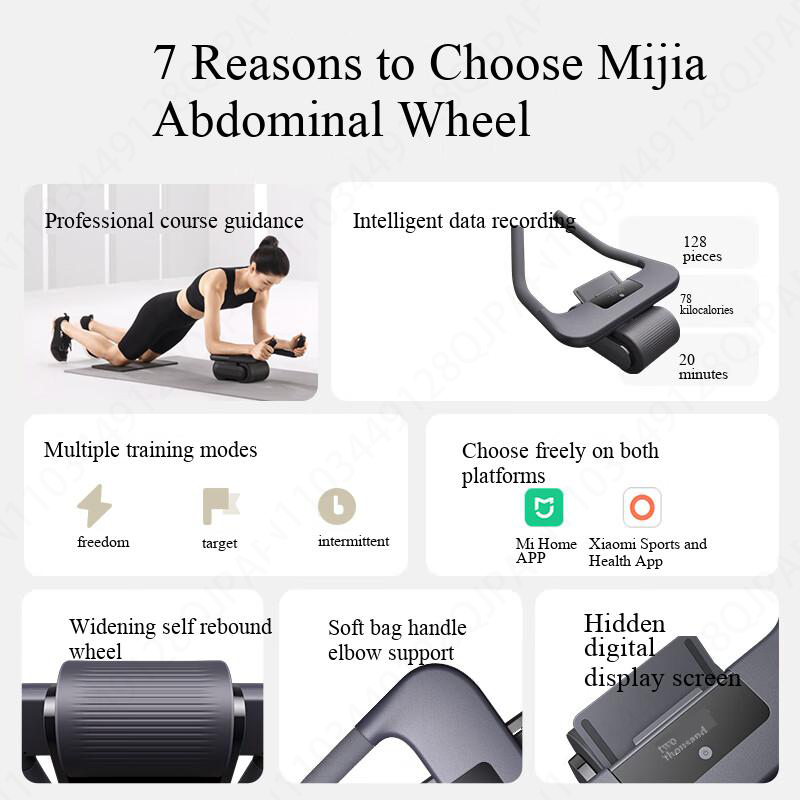 ล้อบริหารหน้าท้องอัจฉริยะ Xiao - Ab Roller Wheel บทวิจารณ์และราคา