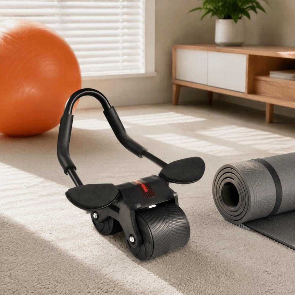 ล้อบริหารหน้าท้องแบบอัตโนมัติพ - Ab Roller Wheel บทวิจารณ์และราคา